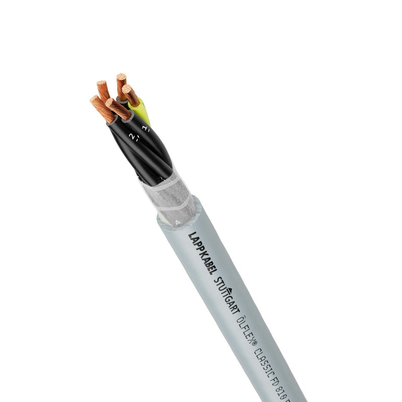 Lapp Kabel&Leitung - Energiekabel < 1 kV, für ortsveränderlichen Einsatz ÖLFLEX CLASSIC FD 810 0026172/100 5G2,5 − 100 Meter