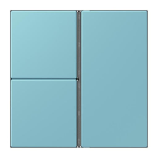 Jung - Abdeckung/Bedienelement für Installationsschalterprogramme Tastensatz 3fach LC 403 TSA 213 ceruleen moyen