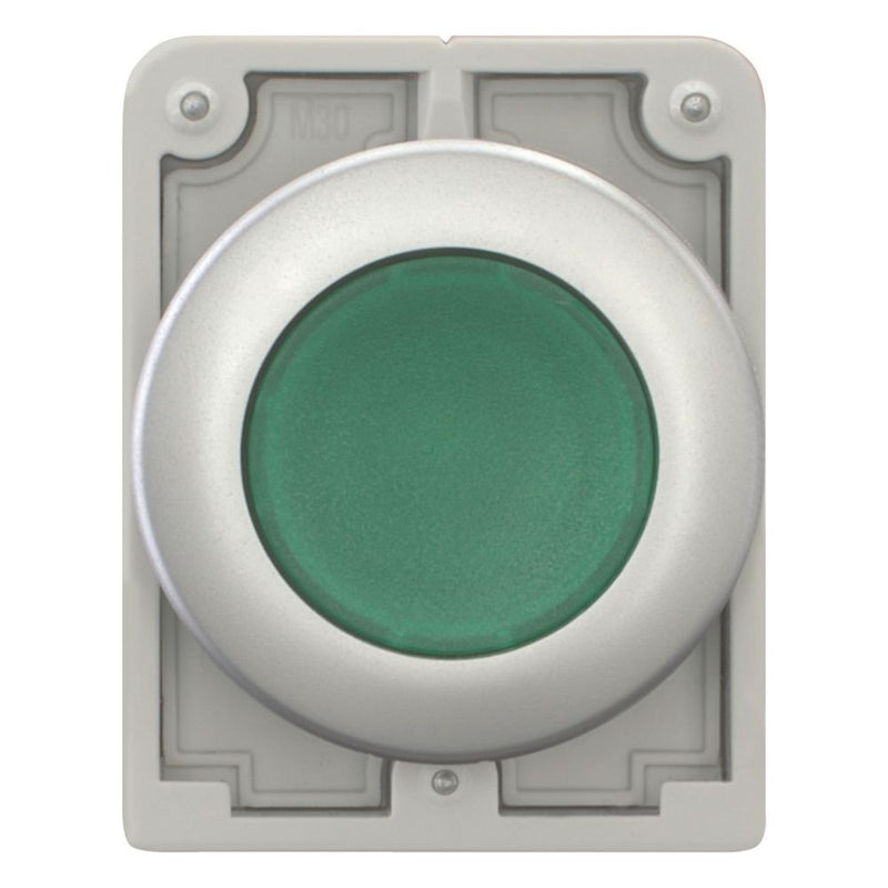 Eaton - Frontelement für Drucktaster Leuchtdrucktaste M30C-FDL-G grün, flach