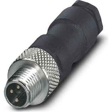 Phoenix Contact - Rundsteckverbinder, feldkonfektionierbar (Industriesteckverbinder) Sensor-/Aktor-Stecker SACC-M 8MS-4CON-M