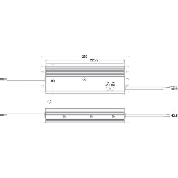 Brumberg Leuchten - LED-Betriebsgerät LED-Netzgerät 1-320 W 17227000 24V DC, IP65