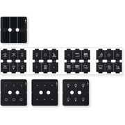 Schneider Electric - Bezeichnungsmaterial für Installationsschalterprogramme Folienset KNX Tastsensor MTN6270-0010 Pro System M