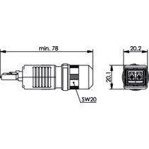 Telegärtner - LWL-Steckverbinder STX V4 LC-D Steckerset 100007562 SM