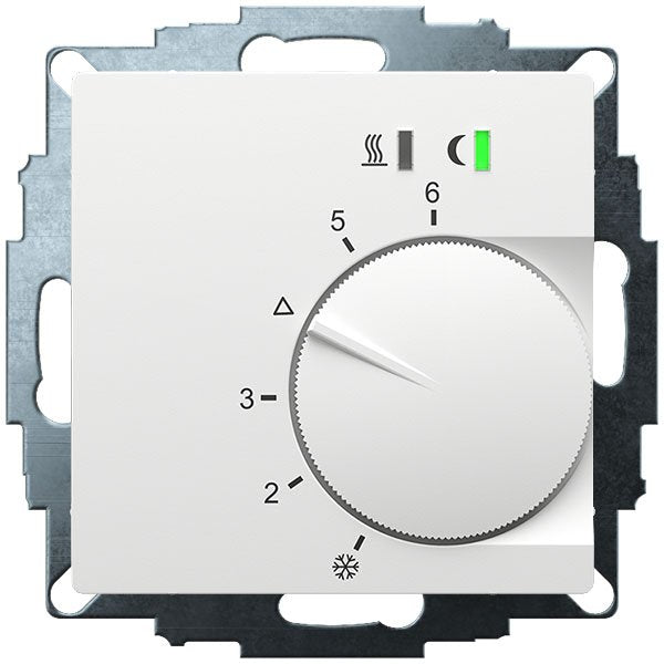 Eberle Controls - Raumthermostat/Uhrenthermostat UP-Raumregler 5-30C AC230V UTE 2500-RAL9016-M55 Ausgang Triac