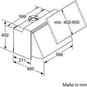 Bosch - Dunstabzugshaube Zwischenbauhaube DEM66AC00 Serie2