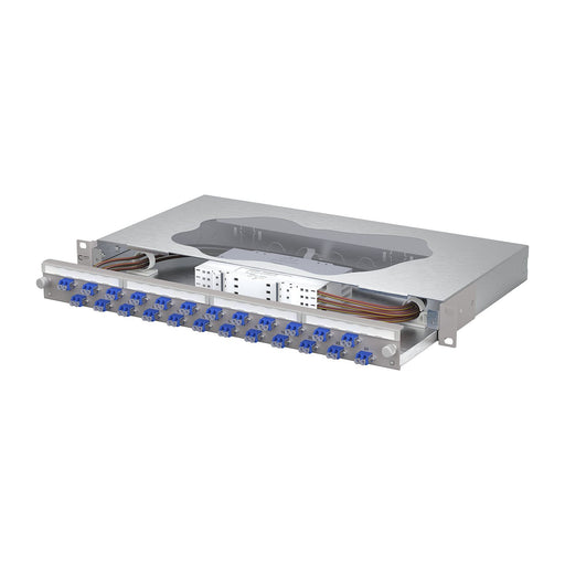 Metz Connect - Patchpanel LWL Patchfeld splice 1504697424-E 24xLC-D OS2