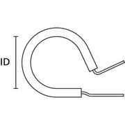 HellermannTyton - Rohrschelle Befestigungs-Clip AFCS20-GS PVC-BK/ML − 10 Stück