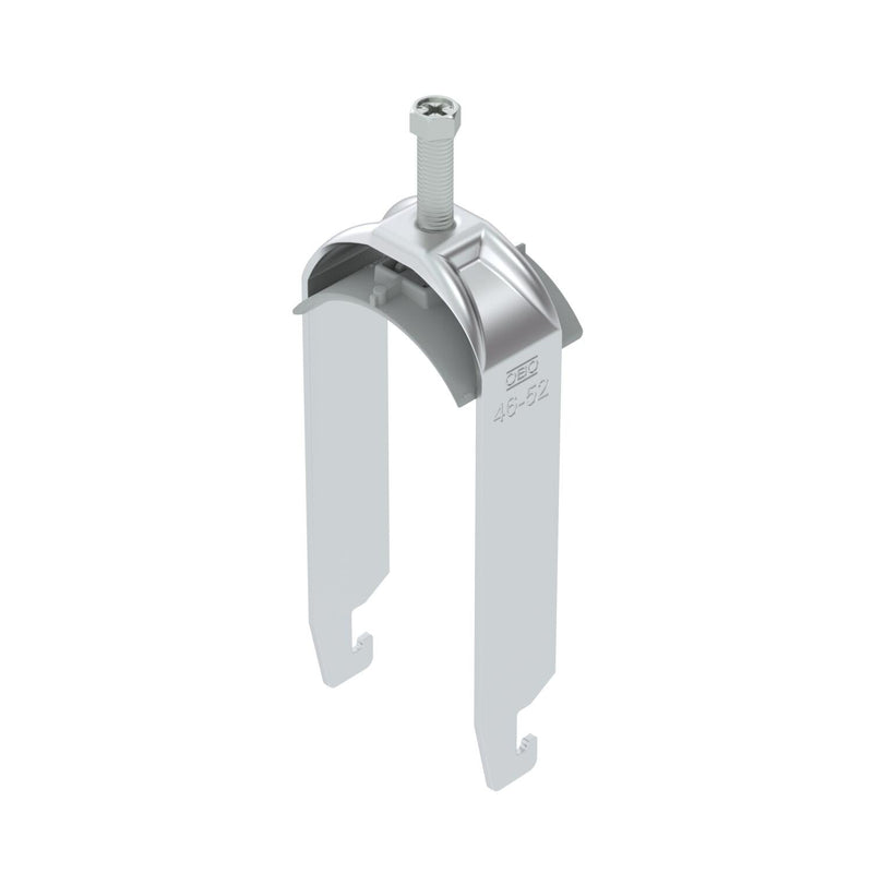 OBO Bettermann - Bügelschelle BS-U2-K-52 ALU 2-fach − 50 Stück