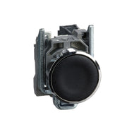 Schneider Electric - Drucktaster, Komplettgerät Drucktaster XB4BA21 flach, sw, 1S