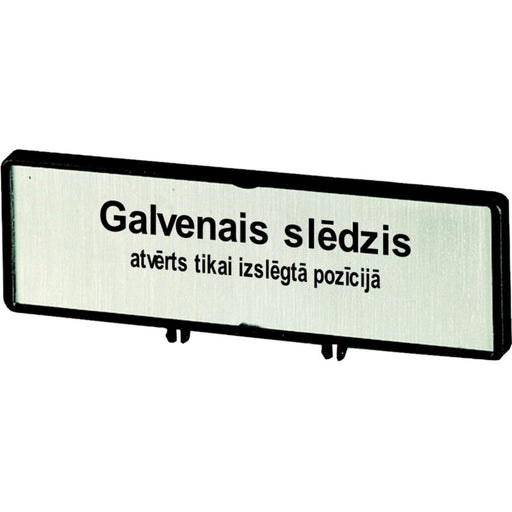 Eaton - Zubehör/Ersatzteile für Niederspannungs-Schalttechnik Träger mit Schild ZFS83-T0 T0 T3 P1 48x17mm