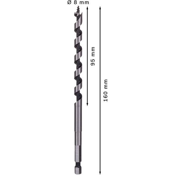 Bosch - Bohrer Holzschlangenbohrer 2608585696 PRO Wood