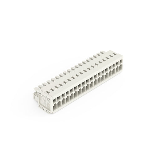 WAGO - Kabelsteckverbinder für Leiterplattensteckverbinder Federleiste 734-118 3,5mm 18p lichtgrau − 25 Stück