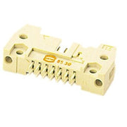 Harting - Leiterplattensteckverbinder Messerleiste gerade 09195407904 Reflowlötanschluss − 50 Stück