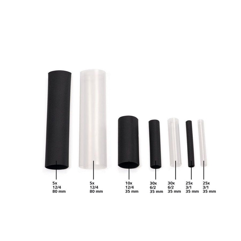HellermannTyton - Sortimentskasten mit Schrumpfschlauchabschnitten Schrumpfschlauch-Set 380-03004 SHRINKIT 321-A BASIC