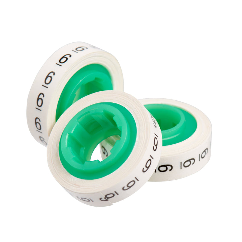 3M - Kabelmarkierungssystem Kabelmark. Nachfüllrollen SDR-6(VE3) Ziffer 6, 3er Pack