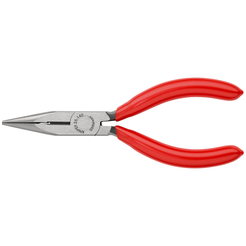 Knipex - Flachzange Flachrundzange 25 01 140 mit Schneide, 140mm