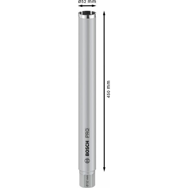 Bosch - Bohrkrone PRO Nassbohrkrone, 52 x 2608601736 450 mm G 1 1/4 Zoll
