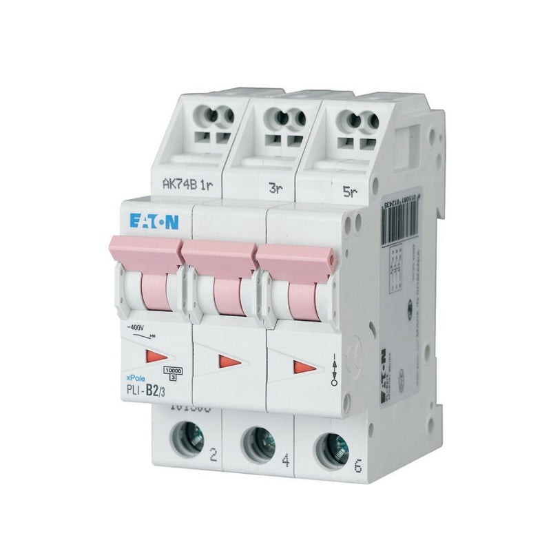 Eaton - Leitungsschutzschalter PLI-C2/3 C 2A, 3p Steckkl
