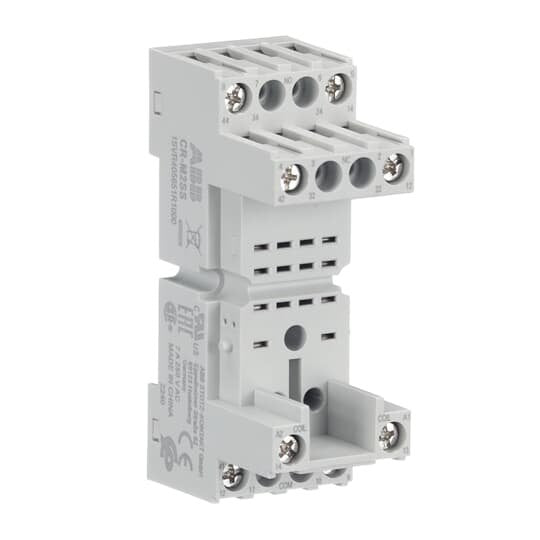 ABB Stotz S&J - Relaissockel Standardsockel CR-M2SS für 2We CR-M Relais − 10 Stück