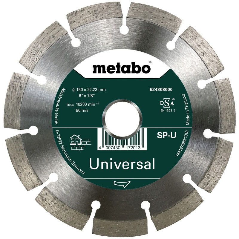 Metabowerke - Trenn-/Schleifscheibe Diamanttrennscheibe 624308000 150x22,23mm