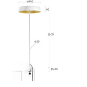 Lightnet - Tischleuchte LED-Tischleuchte MT1AWX-840M-D450-TGA 4000K, weiß