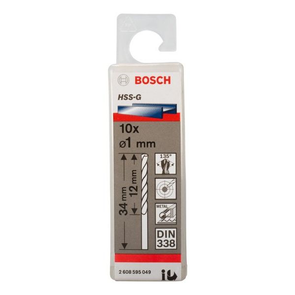 Bosch - Bohrer PRO Metal HSS-G 2608595049 Spiralbohrer 1 x 12