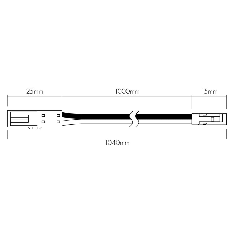 Nobile - Elektrisches Zubehör/Ersatzteile für Leuchten Verlängerungsleitung 1m 8099600006