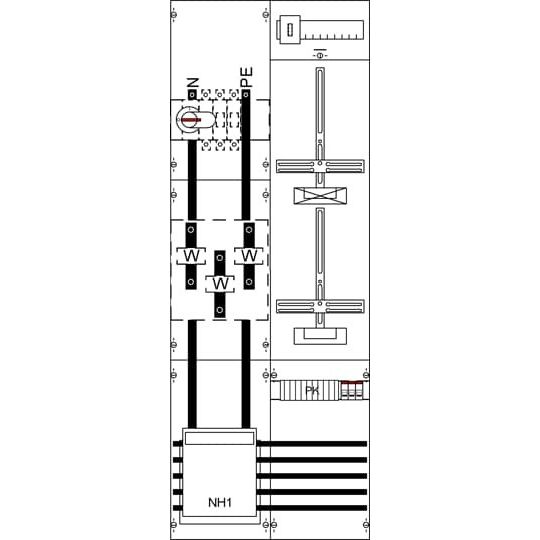Striebel&John - Zählerfeld Mess-u.Wandlerfeld KA4267 komplett BH5 2FB