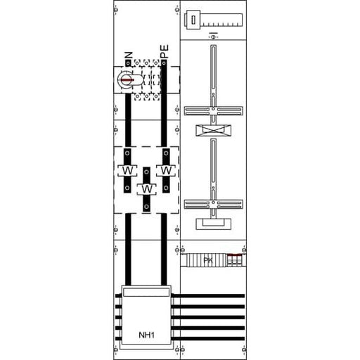 Striebel&John - Zählerfeld Mess-u.Wandlerfeld KA4267 komplett BH5 2FB