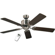 Casafan - Umluftventilator Deckenventilator Eco Elements 132 BN chrom geb 132cm 5Fl