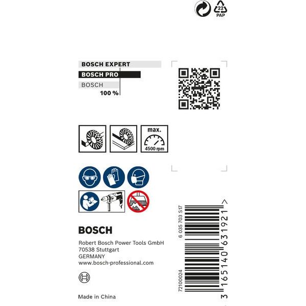 Bosch - Rotierende Drahtbürste PRO Metal clean 2608622112 Scheibenbürste