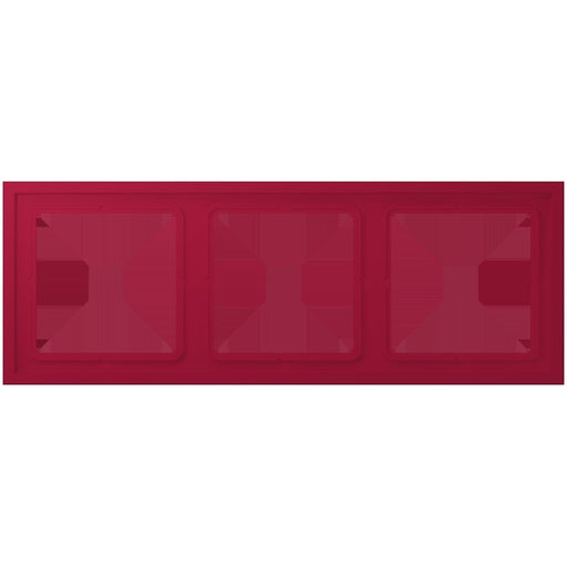 Jung - Abdeckrahmen Rahmen 3-fach LCZ 983 BF 229 rouge carmin