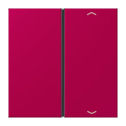 Jung - Abdeckung/Bedienelement für Installationsschalterprogramme Taste 1fach m. Pfeilsymb. LC 401 TSAP 230 rouge rubia