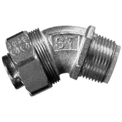 Anamet - Metall-Schutzschlauch-Verschraubung Verschraubung 295-420-0 45G Winkel isol. − 10 Stück by Anamet
