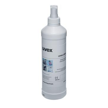 Uvex - Zubehör/Ersatzteile für persönliche Schutzausrüstung Reinigungsfluid 0,5 9972101 l - runde Flasche