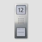 Siedle&Söhne - Zubehör/Ersatzteile für Türkommunikation Gehäuse-Oberteil CA 812-1/CA 850-1 E Edelstahl gebürstet