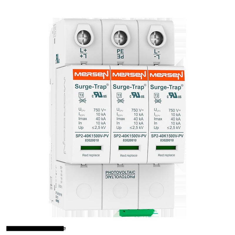 Mersen - Überspannungsableiter für Energietechnik/Stromversorgung Überspg.-Ableiter Typ 2 STPT2-40K1500V-YPV 40kA Ucpv1500V Y PV