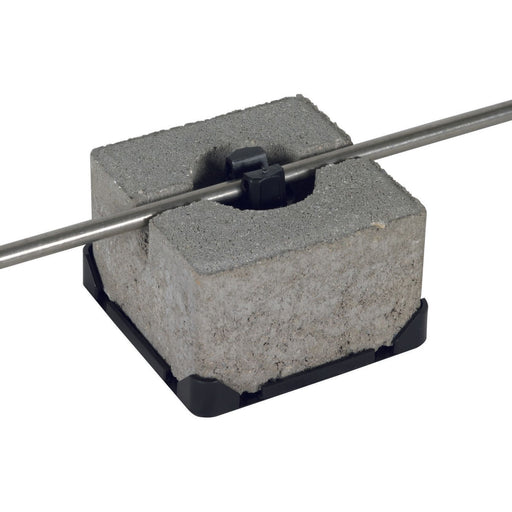 DEHN - Dachleitungshalter für Blitzschutz Dachleitungshalter 253 015 FB f.Flachdächer