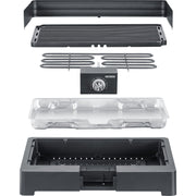 Severin - Grillgerät Barbecue-Tischgrill PG 8567 sw m.Windschutz