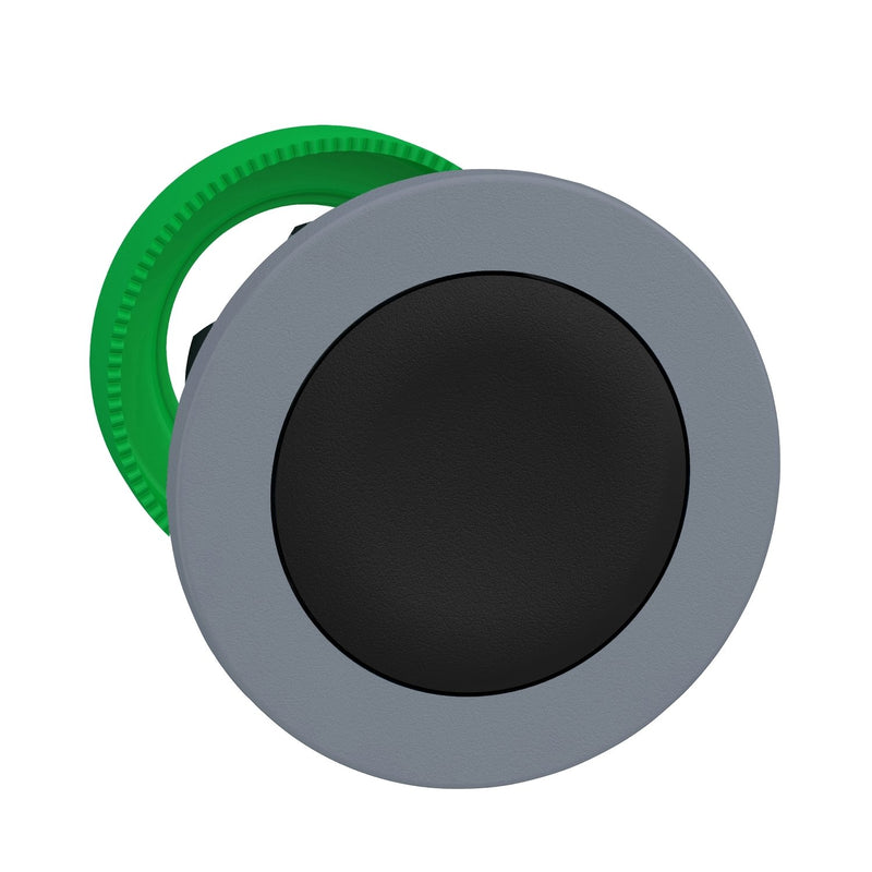 Schneider Electric - Frontelement für Drucktaster Drucktaster, Front ZB5FH02C0 sw, 30mm, in grau
