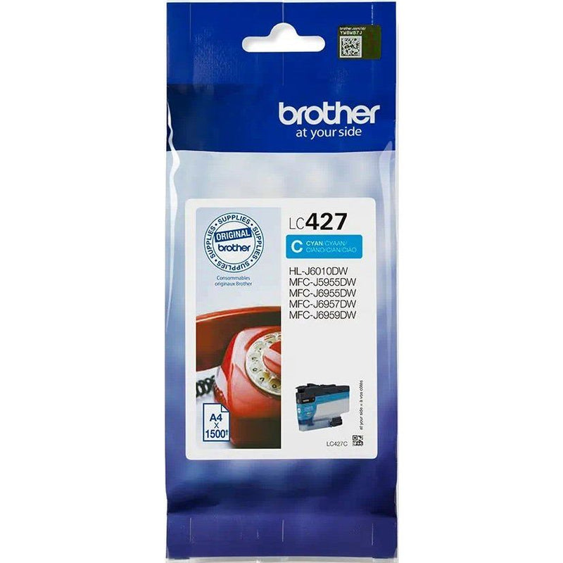 Brother - Verbrauchsmaterial für Telefax/Drucker/MFC Tintenpatrone LC-427C cyan