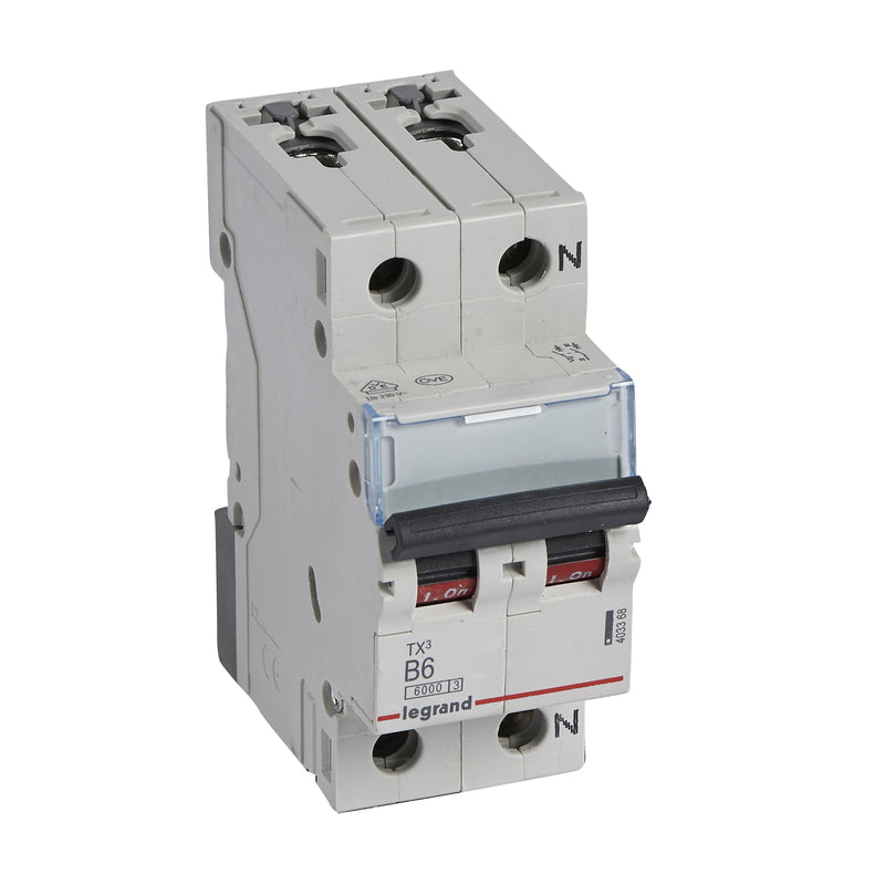 Legrand - Leitungsschutzschalter Legrand 403368 B6A 1-polig+N 6kA