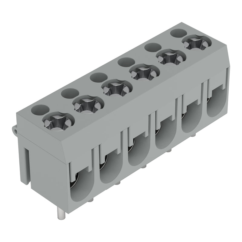 WAGO - Leiterplattenklemme GDS-Klemme 2,5 mm 6-polig 237-136 grau − 300 Stück