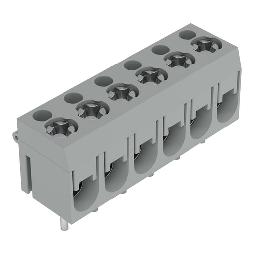 WAGO - Leiterplattenklemme GDS-Klemme 2,5 mm 6-polig 237-136 grau − 300 Stück