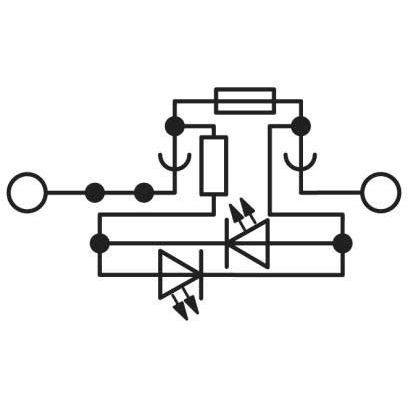 Phoenix Contact - Sicherungs-Reihenklemme Sicherungsreihenklemme PT 6-HESILED#3211874  − 1 Stück