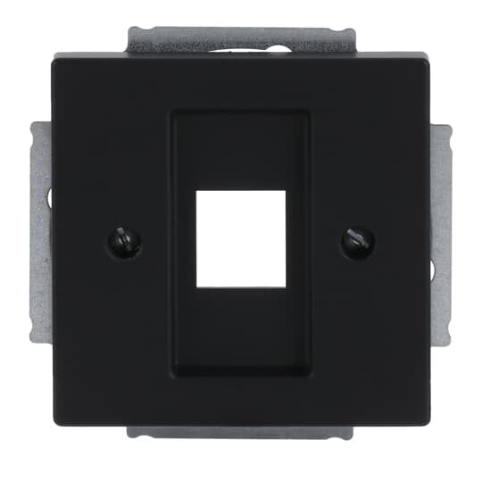 Busch-Jaeger - Einsatz/Abdeckung für Kommunikationstechnik Zentralscheibe schwarz 2561-885 Abdeckung