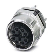Phoenix Contact - Rundsteckverbinder, feldkonfektionierbar (Industriesteckverbinder) Einbaubuchse SACC-DSIV-FS#1440669 − 20 Stück