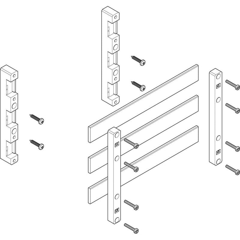 ABN - Verteilerfeld für Installationsverteiler Sammelschienen-Modul MTSC12743 1FB/2RE
