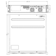 Grothe - Bildspeicher für Videoüberwachungssystem Netzwerkvideorekorder NVR 1098/455 80CH, NEIUS Platinum