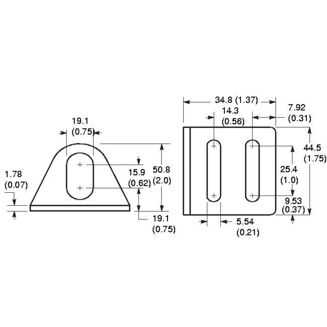 Rockwell - Zubehör/Ersatzteile für Positionsschalter HALTERUNG SENSOR 871A-BRS1 871A-BRS18 8